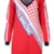 Knitted V-shaped neckline dress