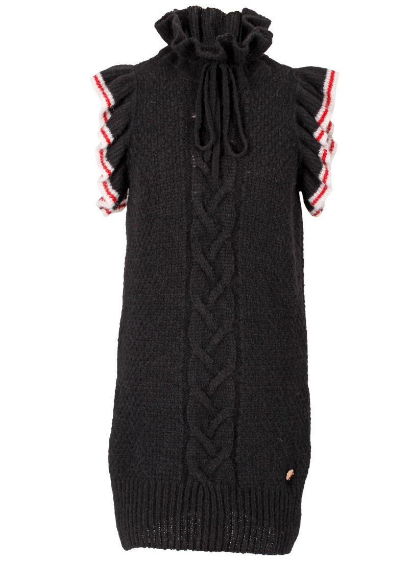 Vestido tricot con trenzado