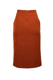 Pencil skirt with buttons