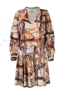Printed short dress