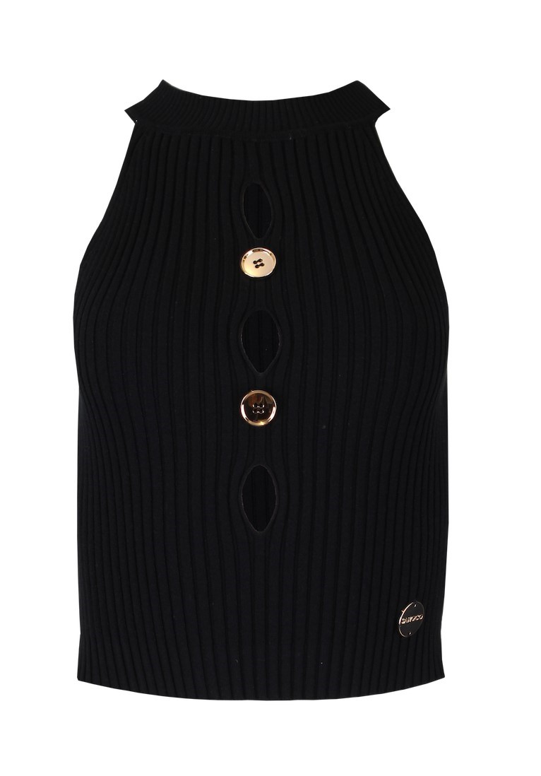 Halter top corto