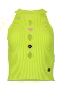 Top halter curto