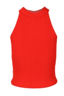 Top halter curto