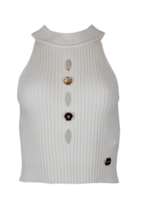 Top halter curto