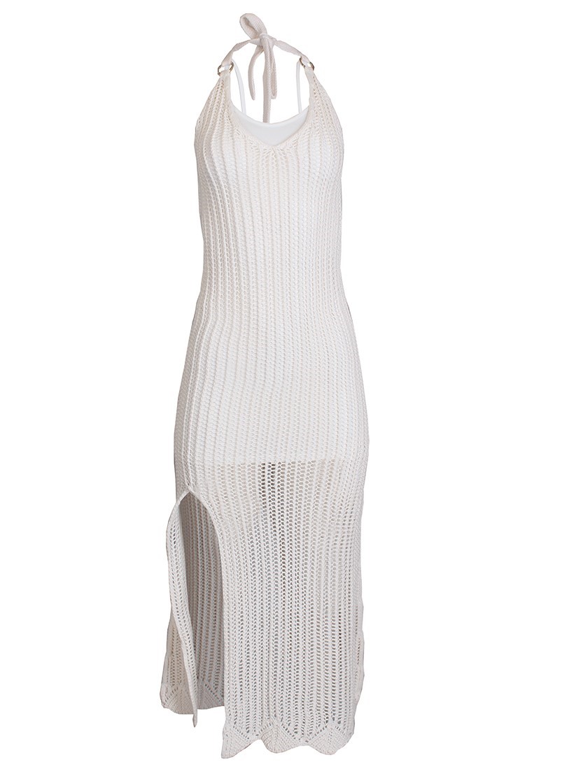 Knitted strap dress