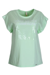 Camiseta con lentejuelas