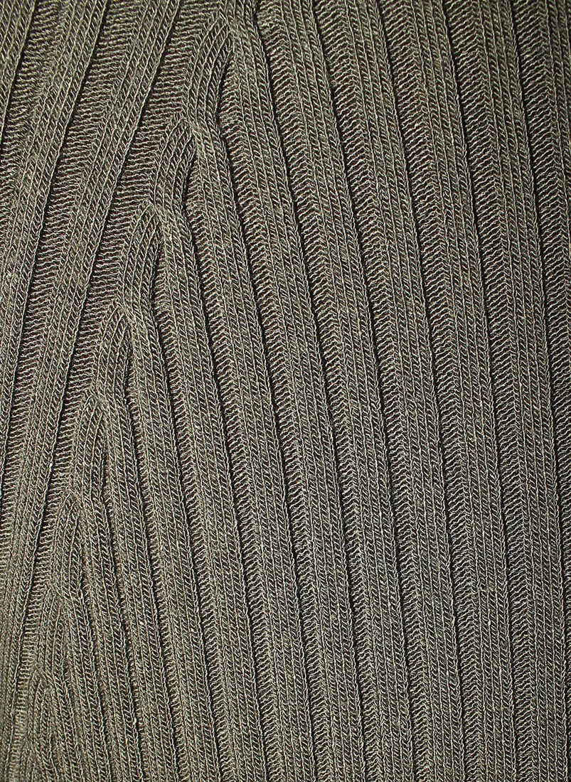 Camisola canelada de tricot