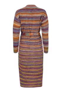Casaco comprido de tricot