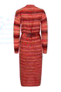 Casaco comprido de tricot