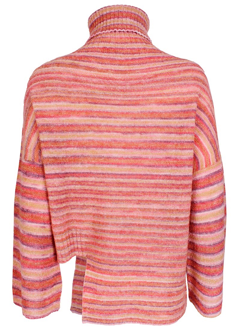 Knit asymmetrical sweater