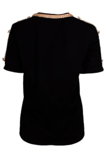 Camiseta con banda en contraste
